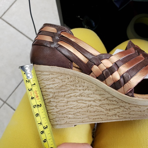 Ethnic shoes mexican wedges - Picture 5 of 5